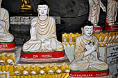 Inle Lake Myanmar. Pindaya, the famous Shwe Oo Min pagoda, a natural cave filled with thousands of gilded Buddha statues.